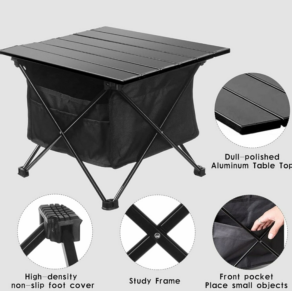 Small Folding Camping Table PERFECT FOR FOOD DELIVERY SERVICES